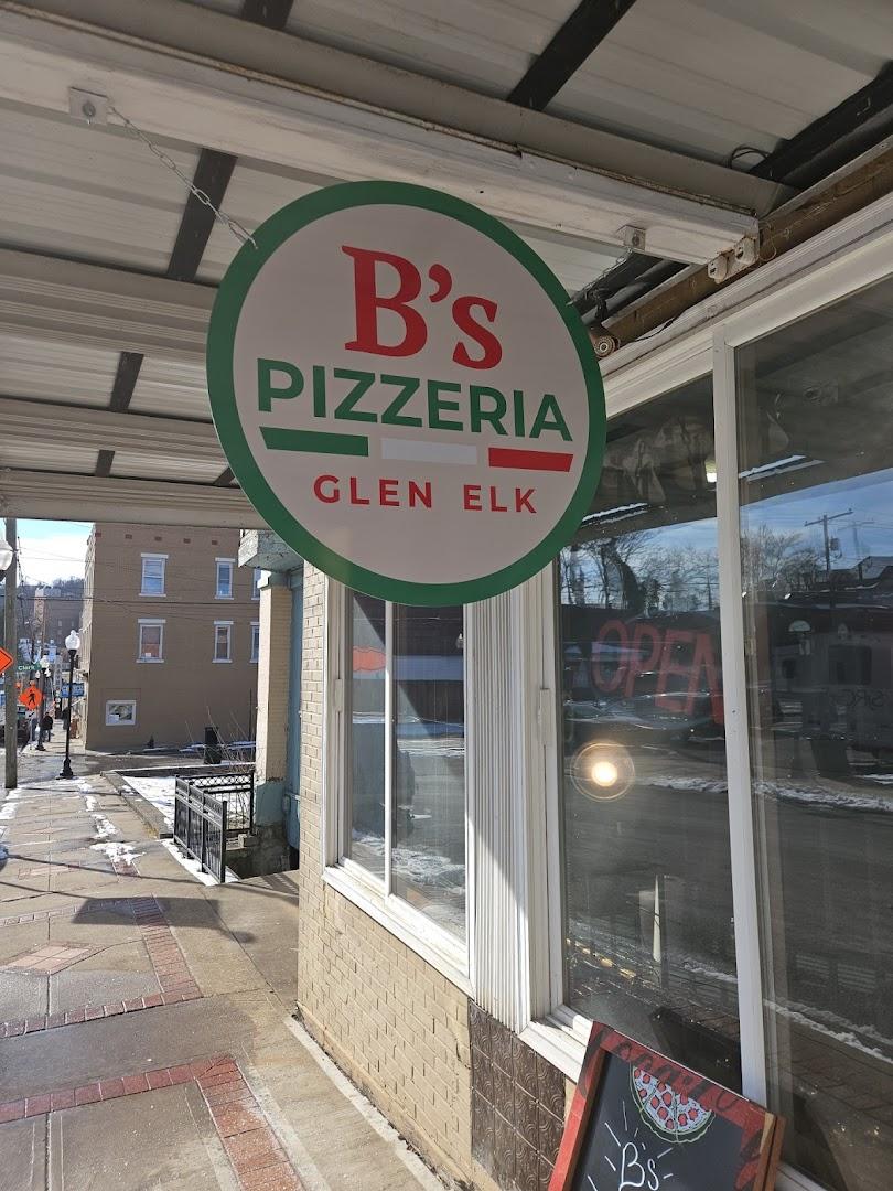 B's Pizzeria Menu